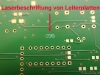 Beschriftung Leiterplatte